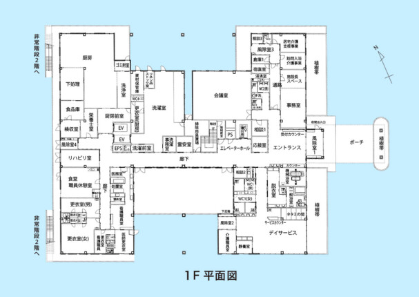 1F 平面図